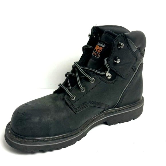 Timberland Pro Mens Pit Boss Steel Toe Work Boot Black Size 10 M main image 6